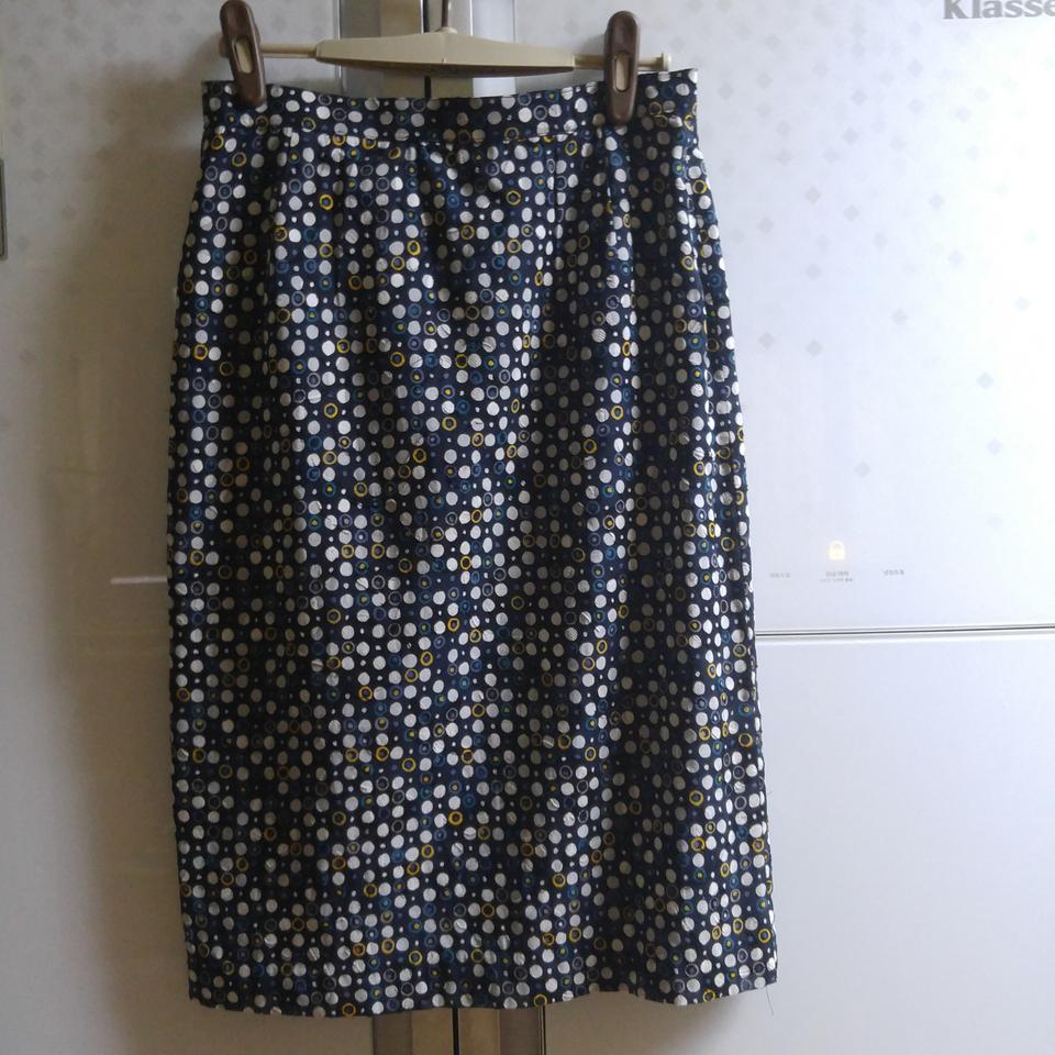 빈티지 도트 스커트