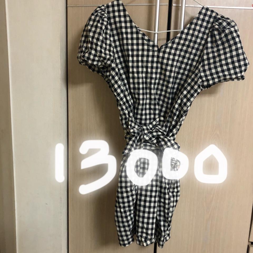 콩스타일 메이플 리본끈 원피스