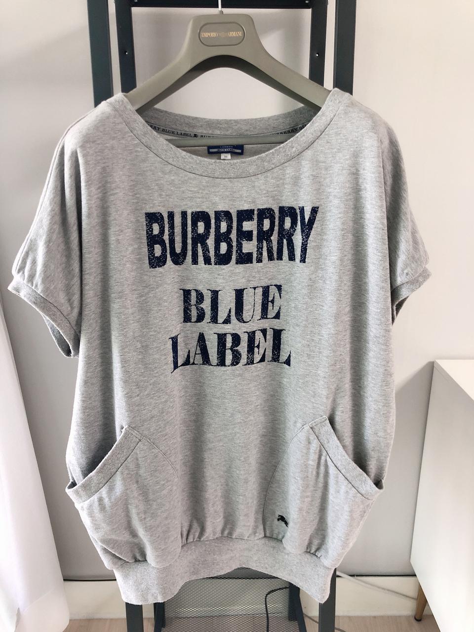 정품 버버리 블루라벨 오버핏 맨투맨티셔츠