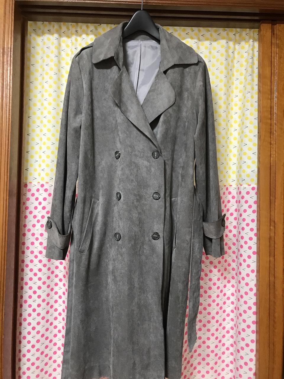 세무 트렌치코트(새상품)