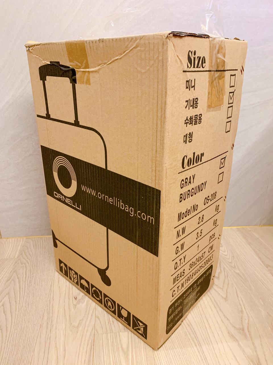 오르넬리 ‘미개봉’ ‘새상품’ 기내용 20인치 캐리어