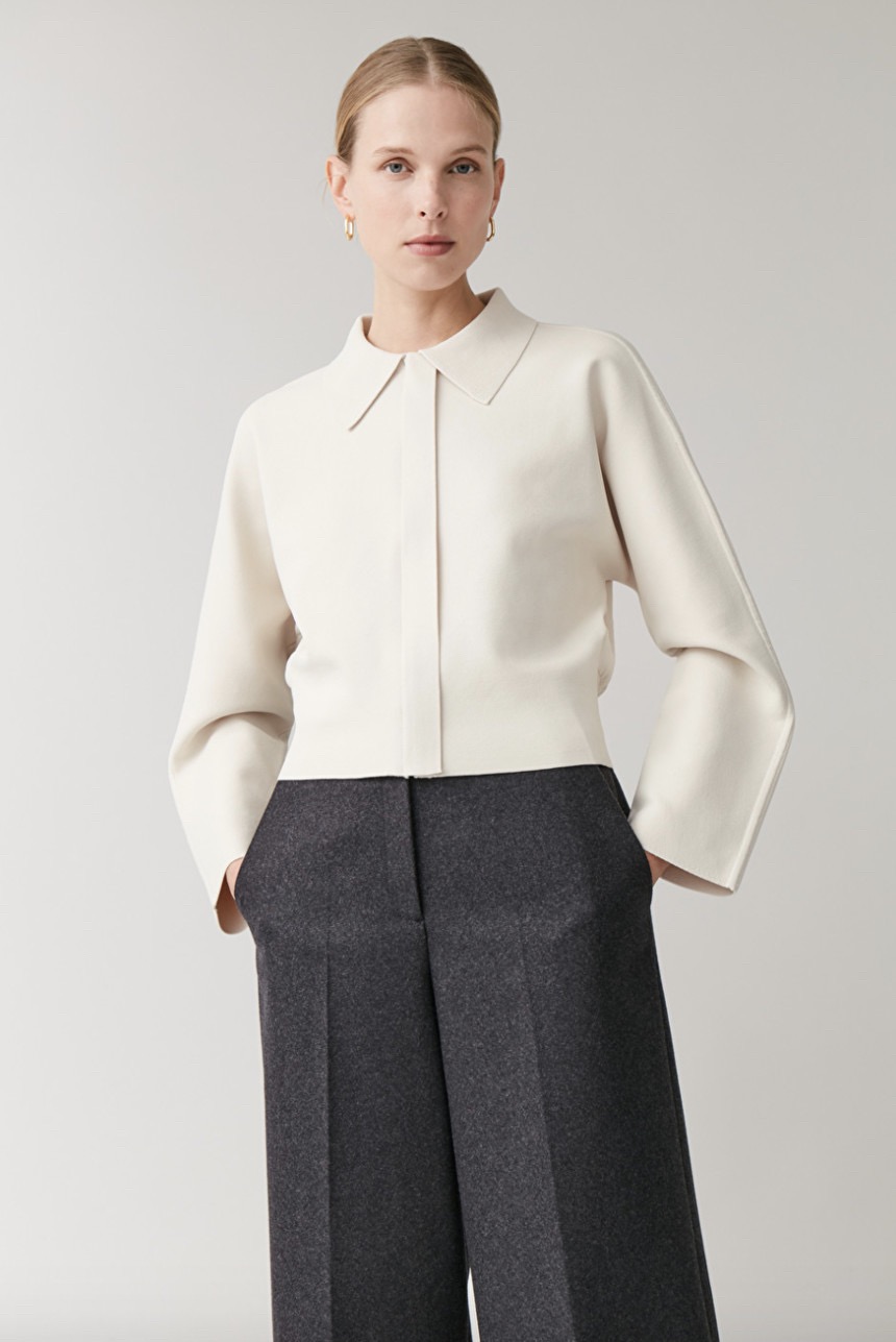 코스니트크롭자켓