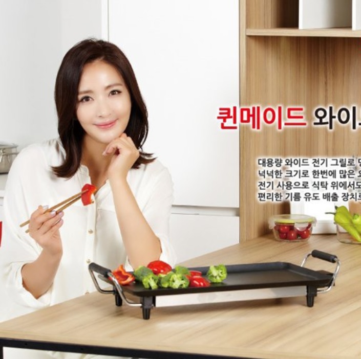 퀸메이드 와이드 전기그릴 팝니다.