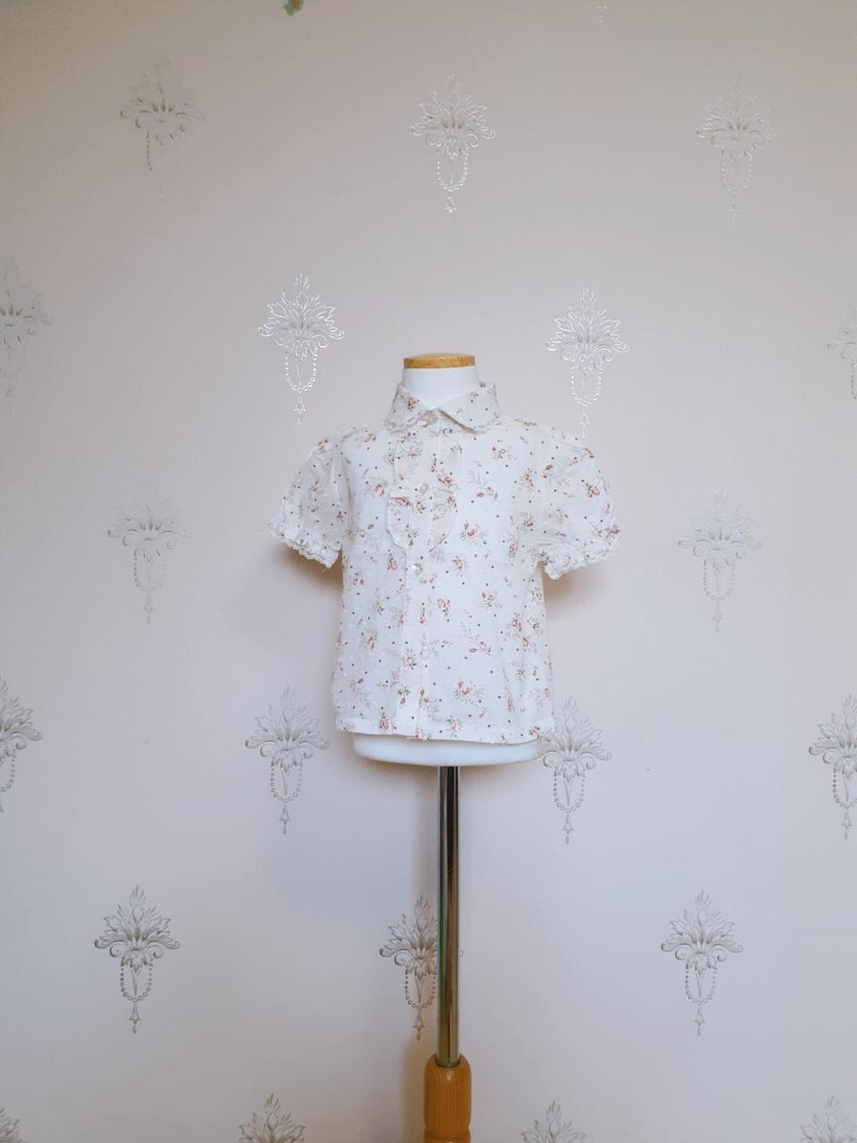 아동복7호)꽃 남방