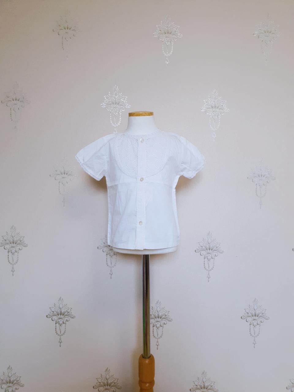 아동복9호)펀칭 블라우스