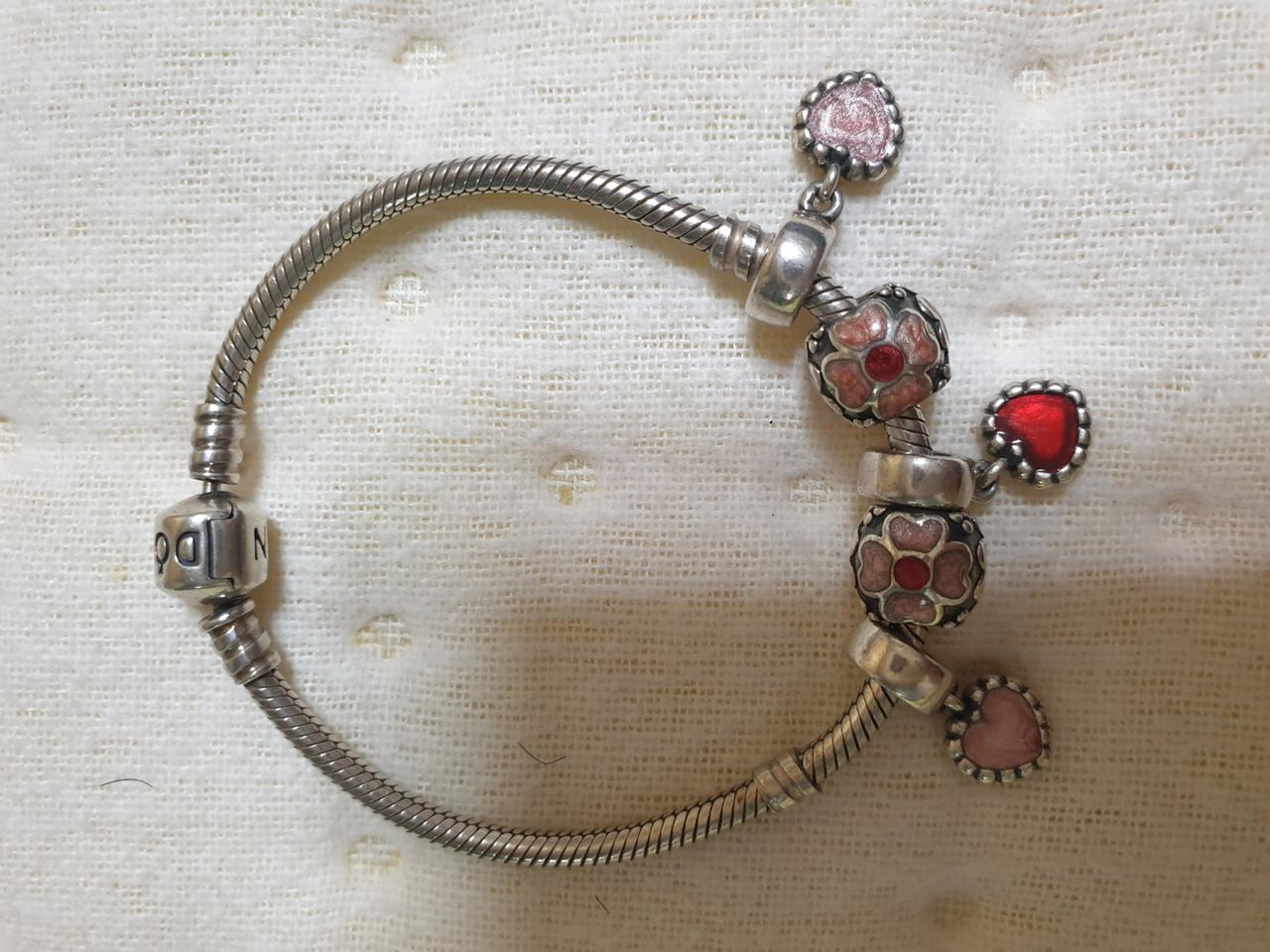 판도라팔찌  댕글 꽃참