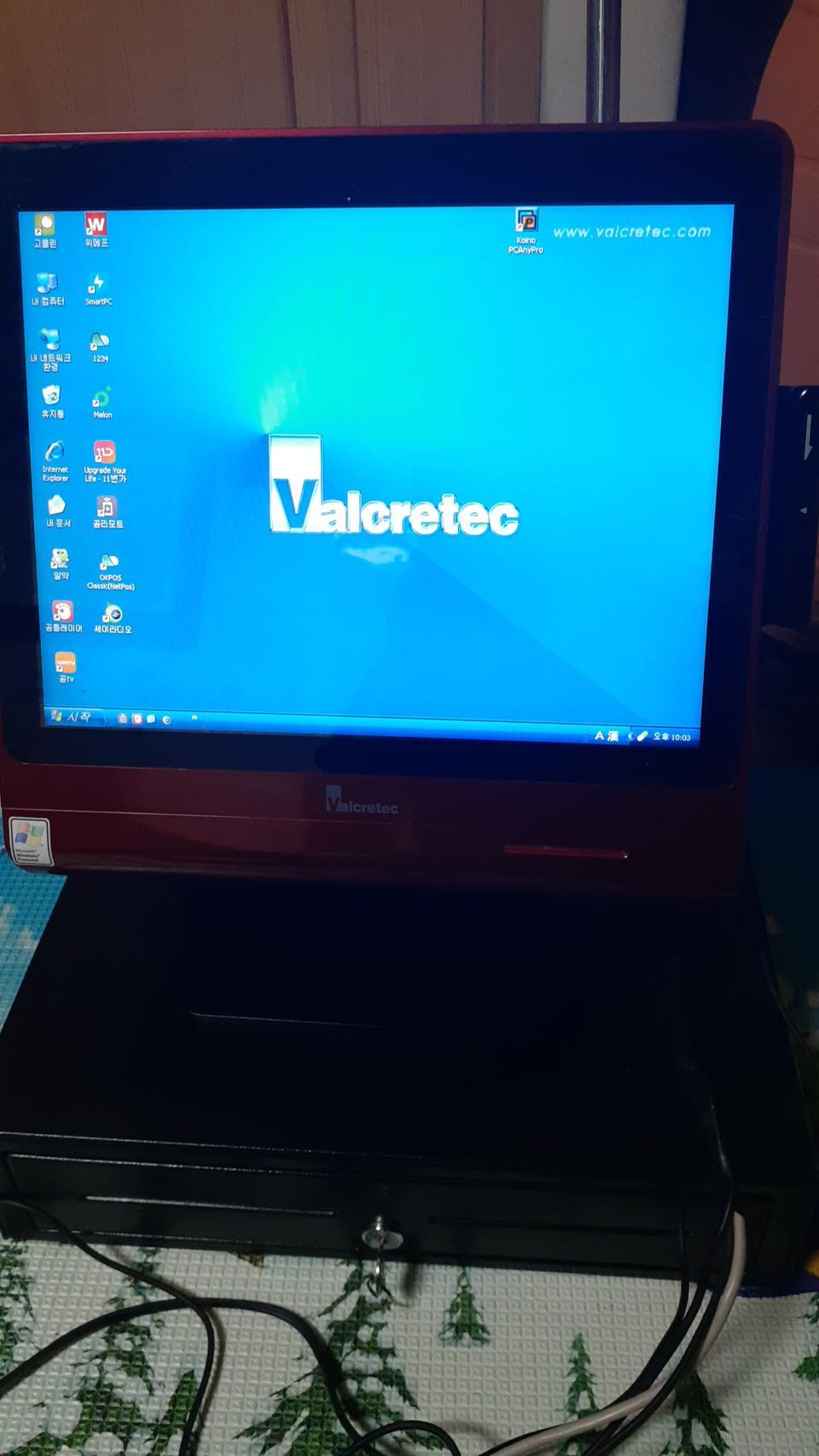 벨크리텍  OK포스프로그램 깔린 포스기 판매합니다