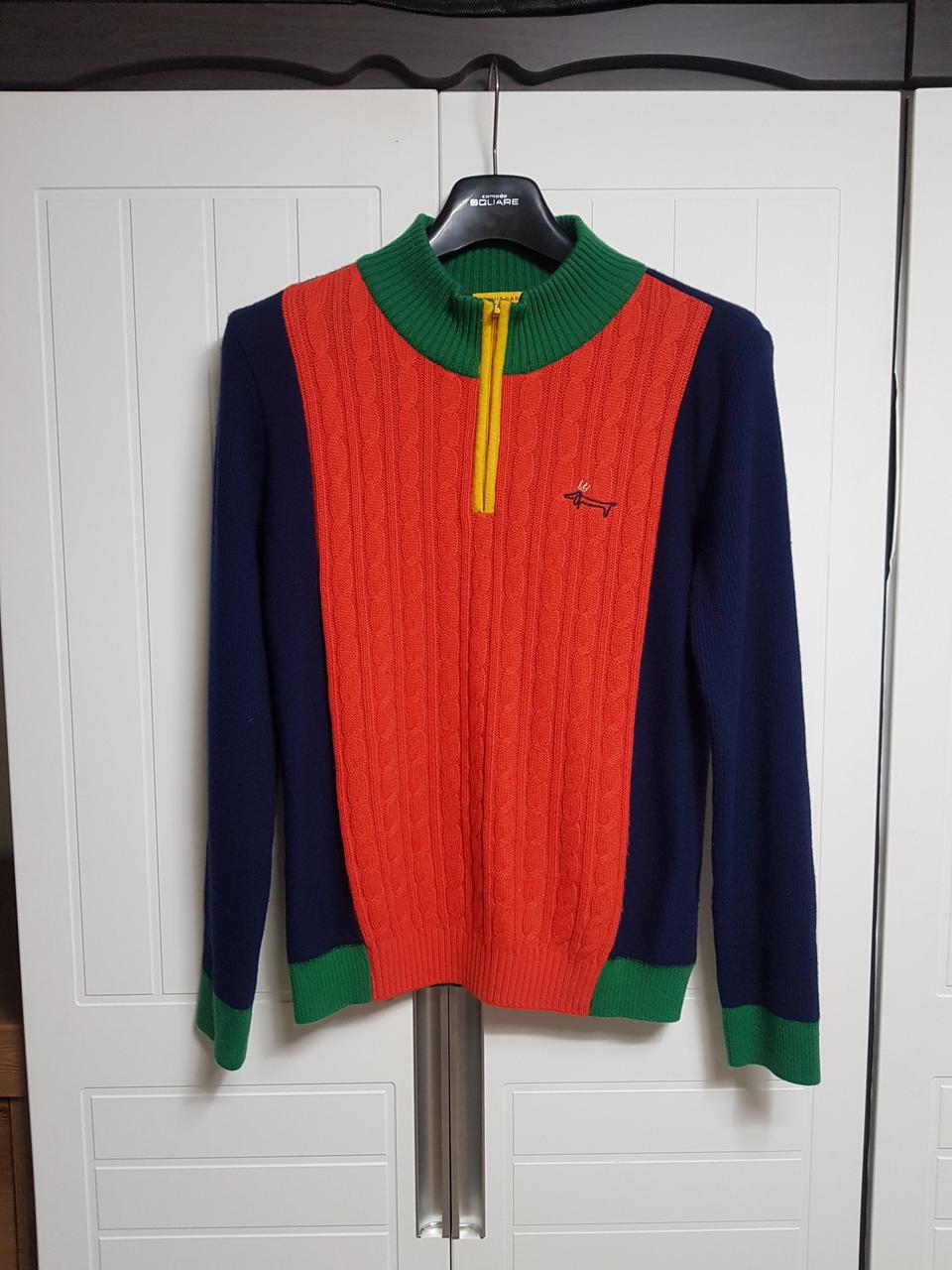 루이까스텔 정품 여성 반집업니트