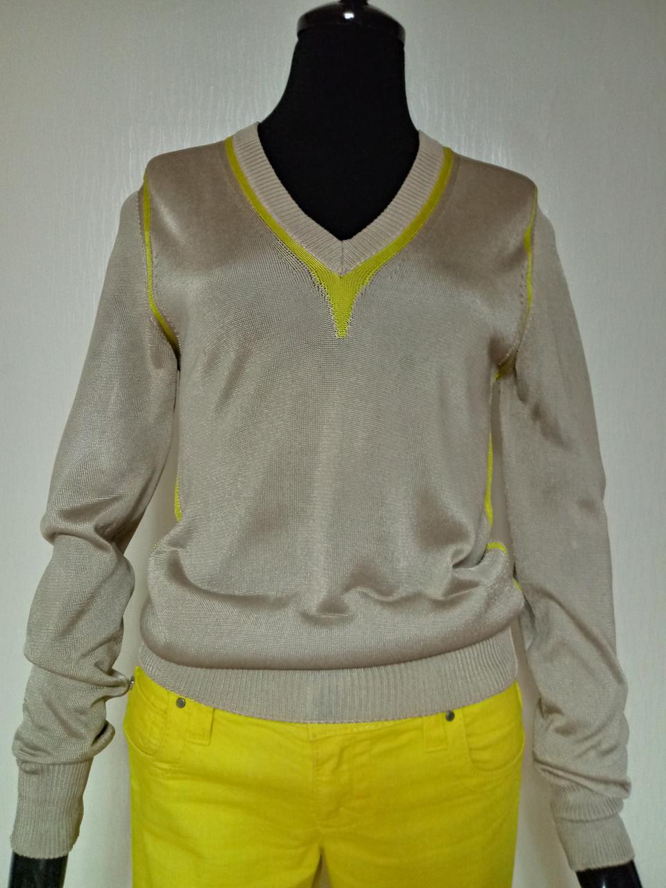 (돌체앤가바나 정품)봄 여름 가을니트/긴팔 V넥 니트티셔츠