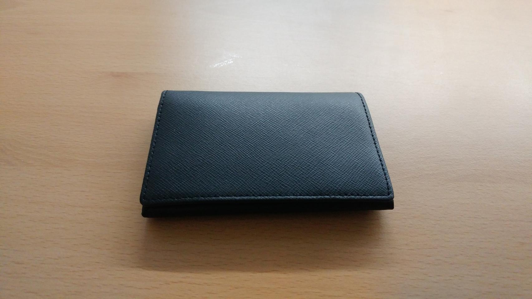 사피아노소가죽 카드지갑-미사용