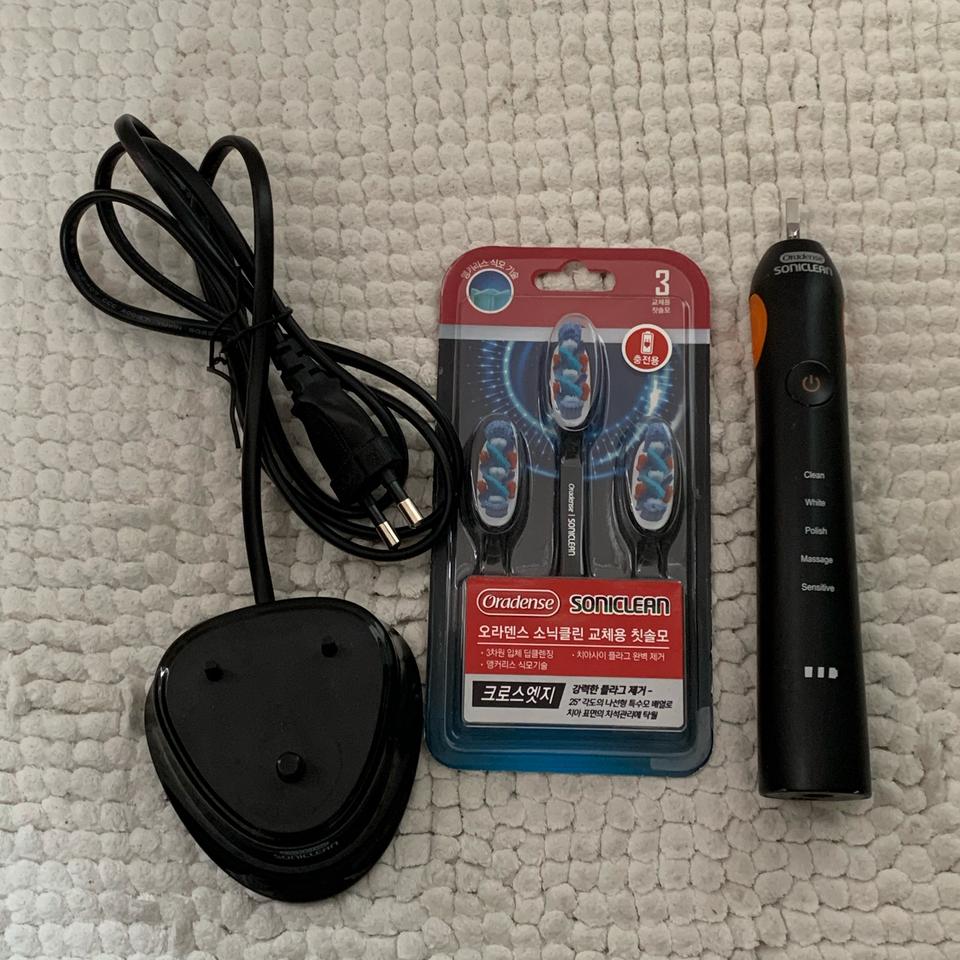 택포. 전동칫솔 - 오라덴스 소닉클린 크로스엣지