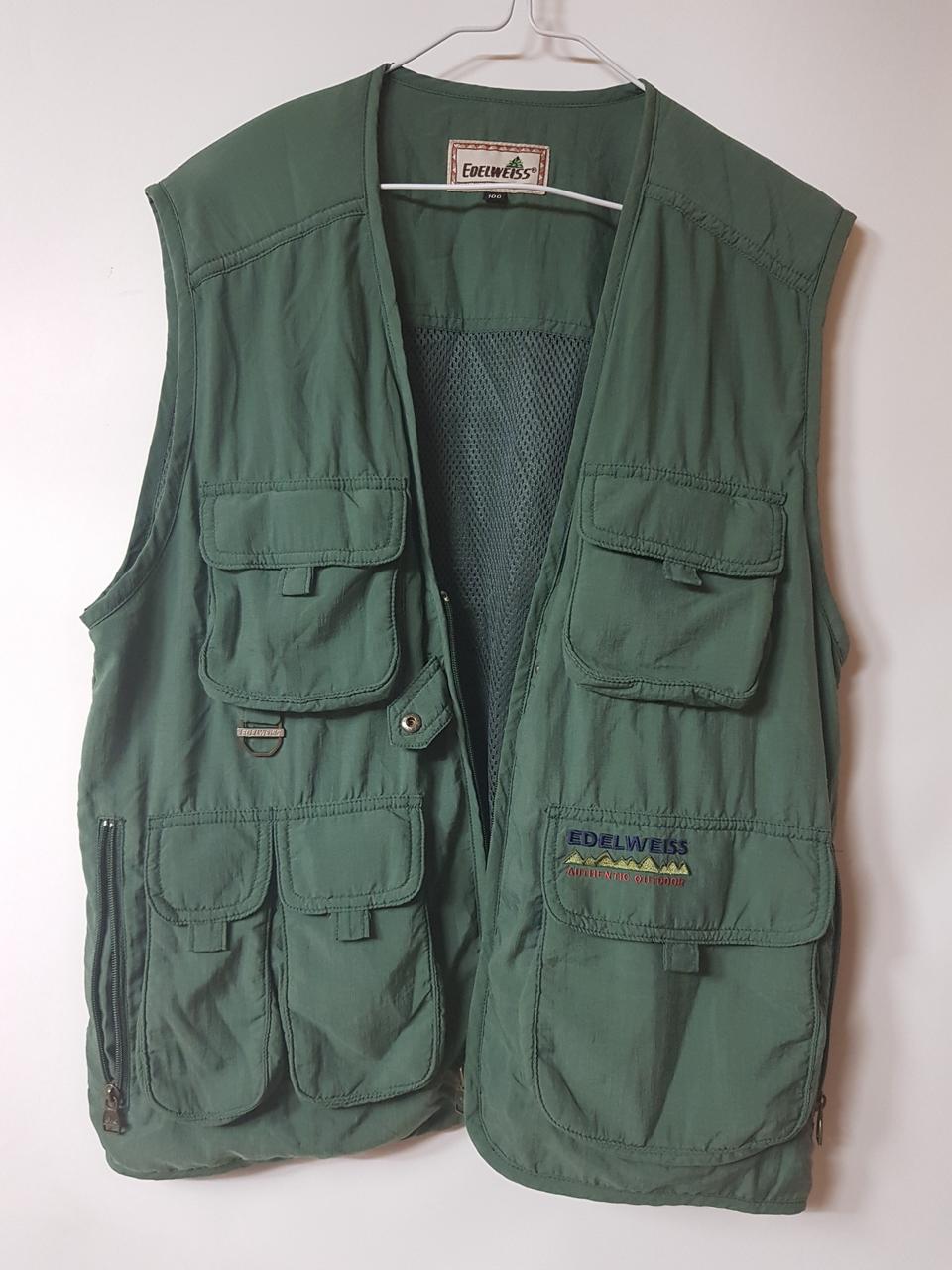 에델바이스 정품 등산조끼 100~105