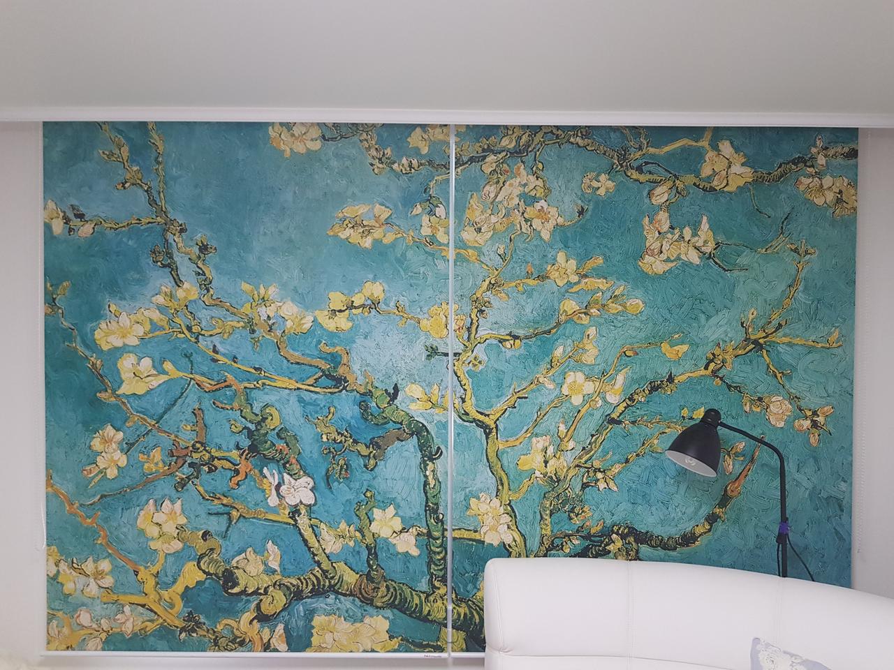 명화 암막 블라인드