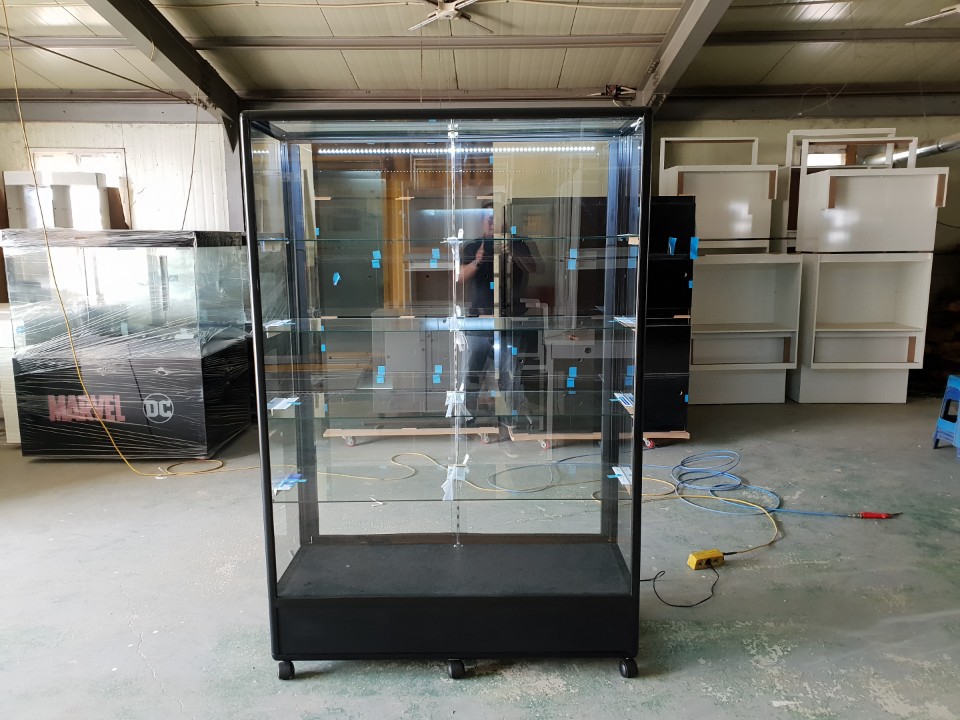 유리장식장 블랙버젼