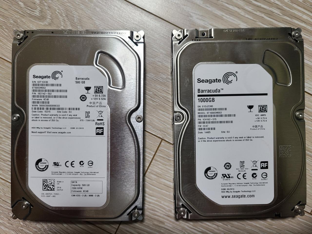 3.5인치 1TB HDD 싸게 팝니다.