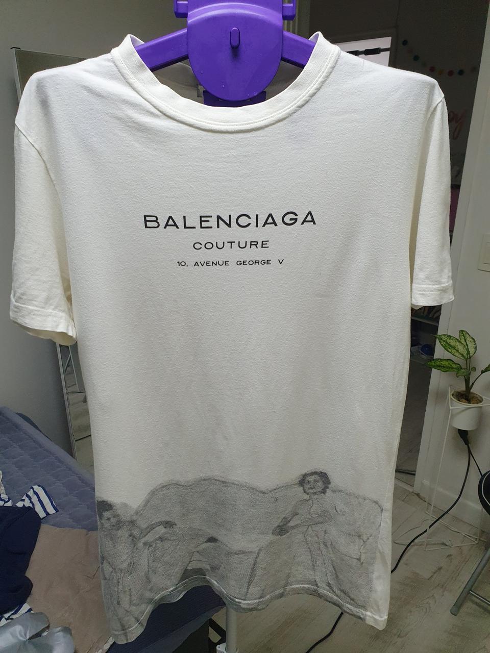 (M)발렌시아가 반팔티셔츠