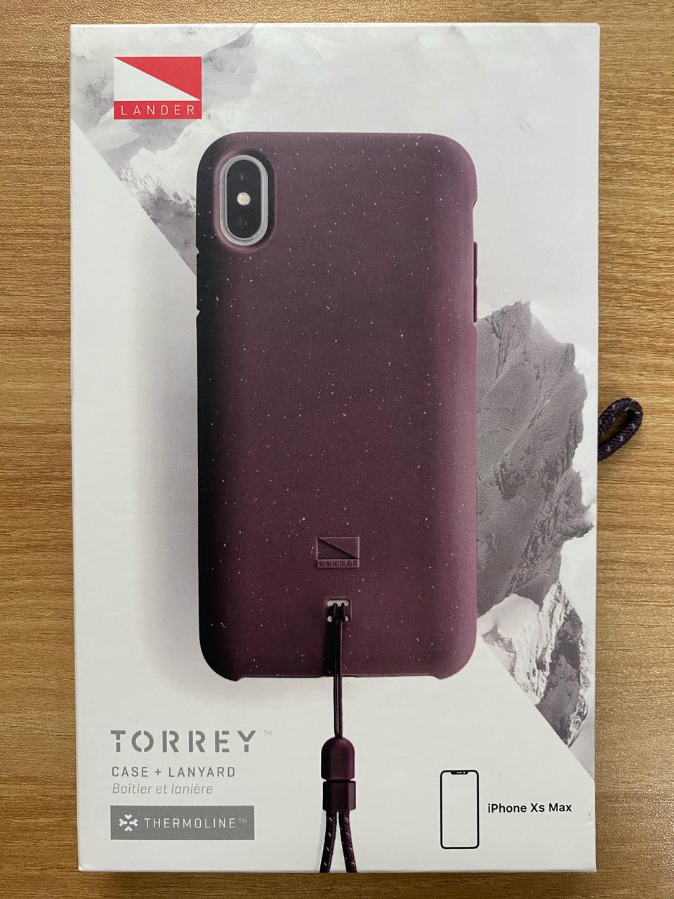 Lander Torrey 케이스 부르고뉴 (아이폰 XS Max)