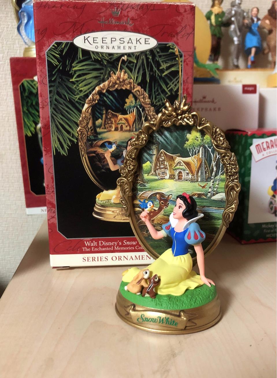 홀마크 정품 백설공주 신데렐라 오너먼트 피규어