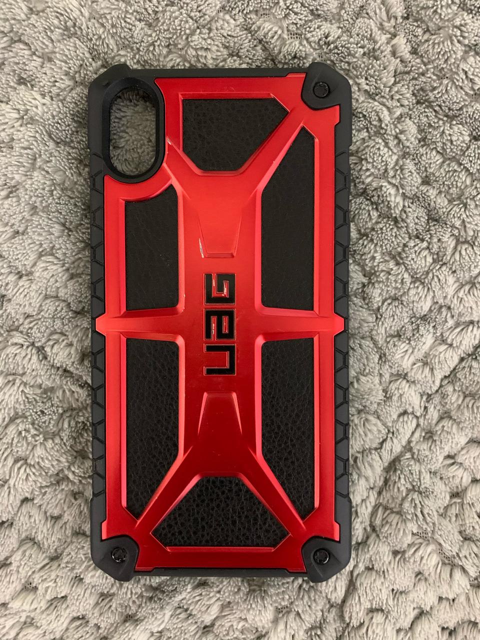 아이폰 XS max UAG 모나크 레드 케이스