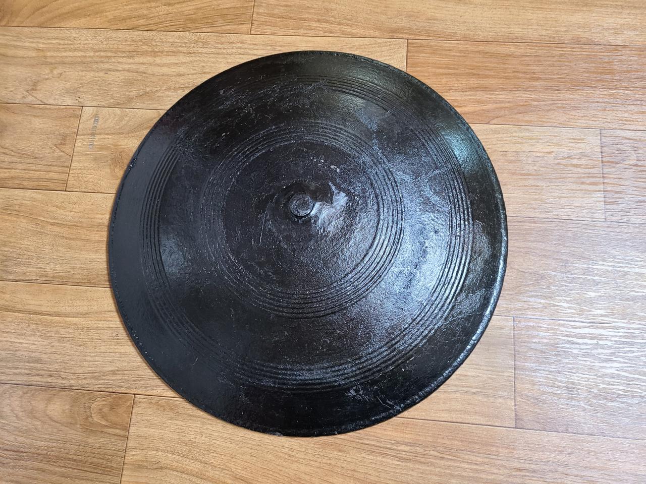 국내산 무쇠 솥뚜껑(45cm, 미사용, 길들임)