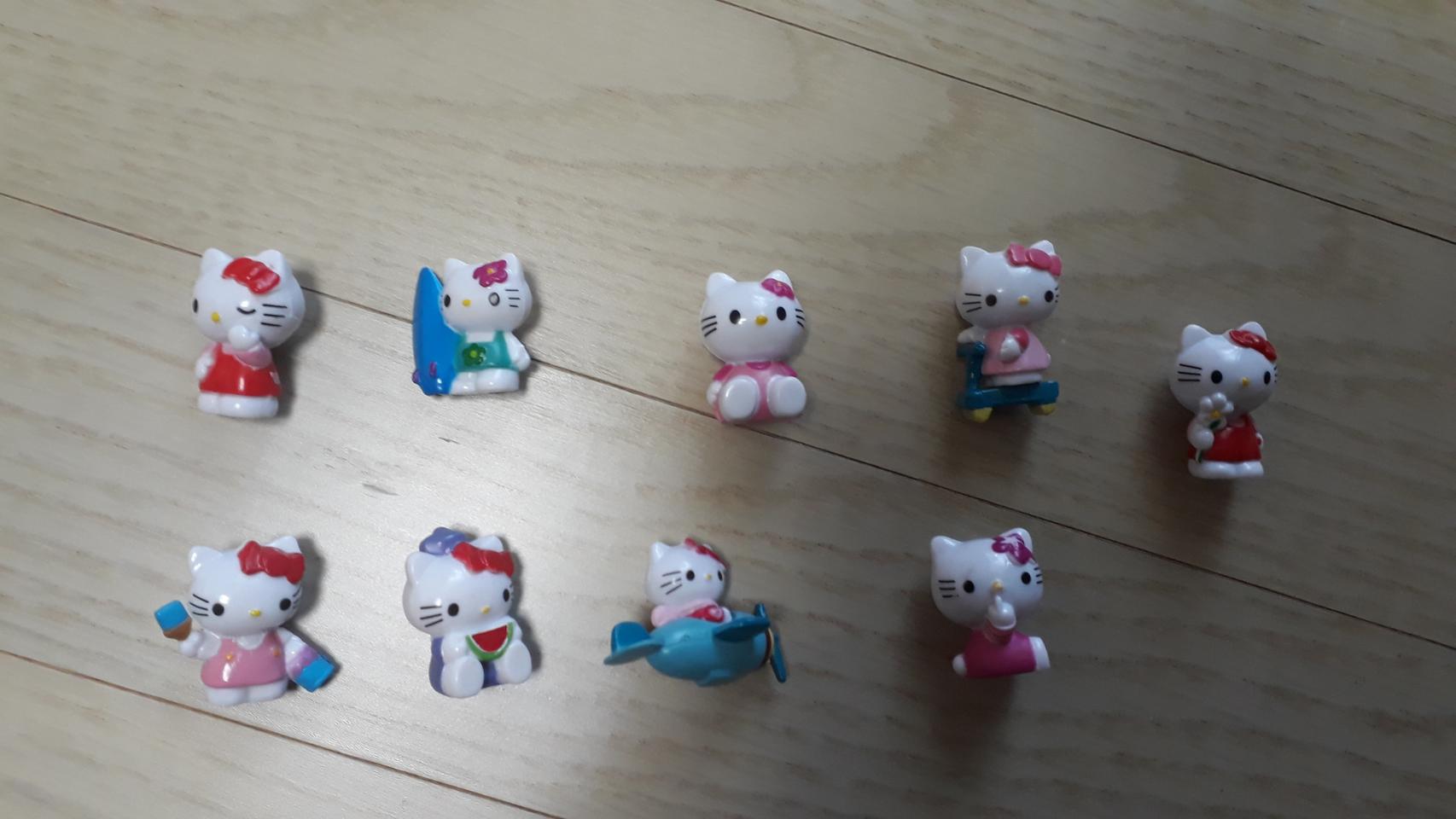 키티 피규어9종