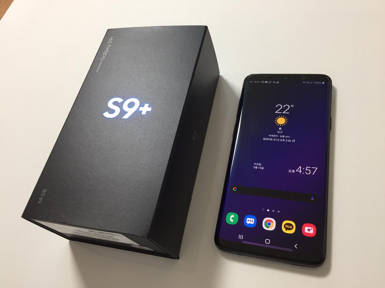 갤럭시S9플러스 미드나잇블랙 64기가 KT 공기계 S9+
