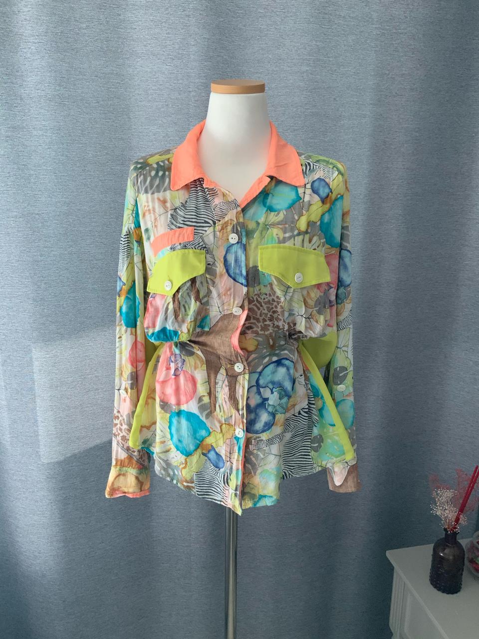 네온 컬러 셔츠