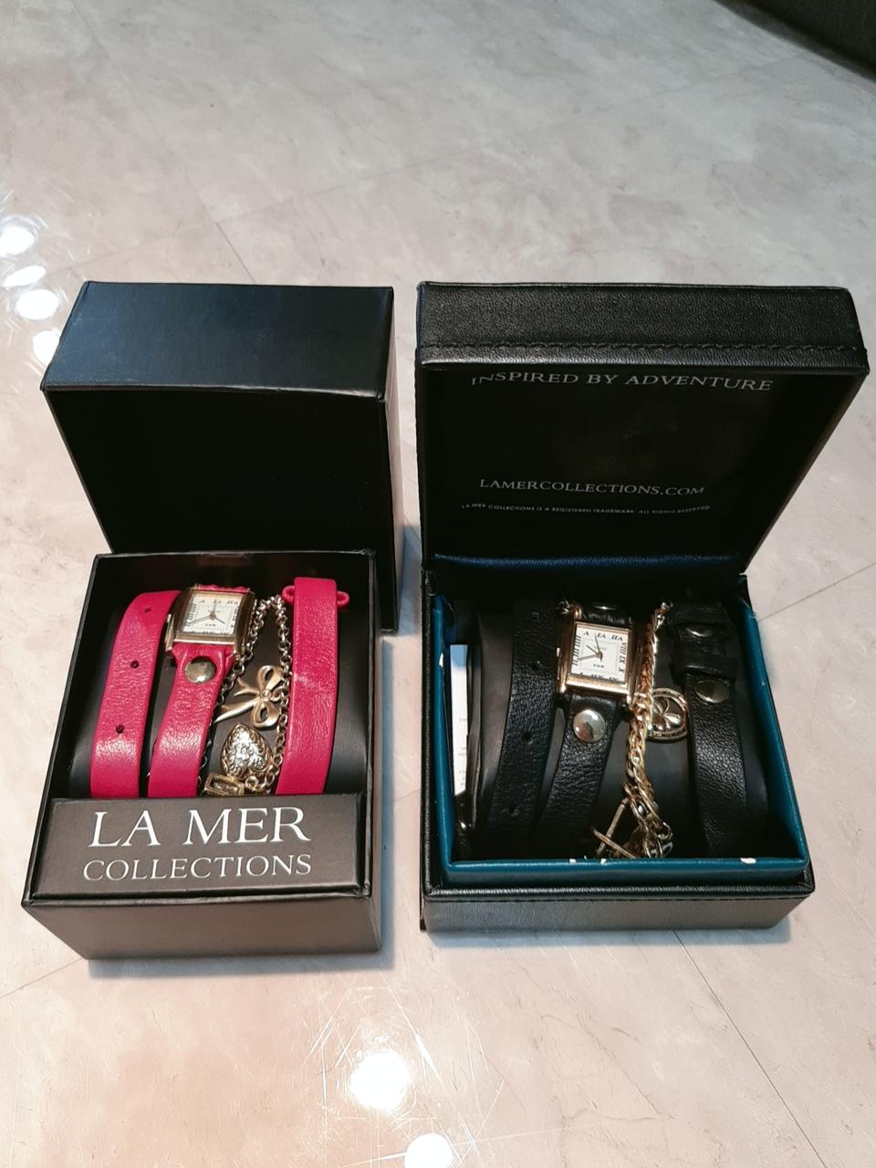 라메르(la mer) 블랙핑크 손목시계