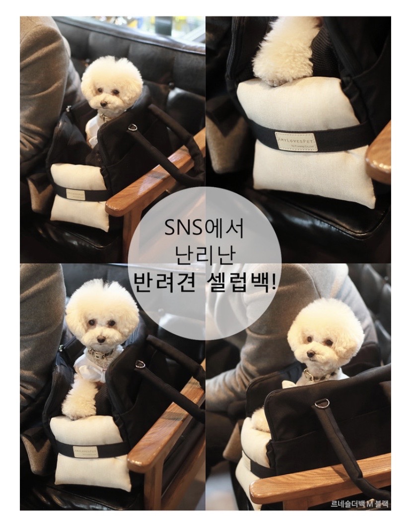 에이미러브즈펫 르네숄더백 블랙 m