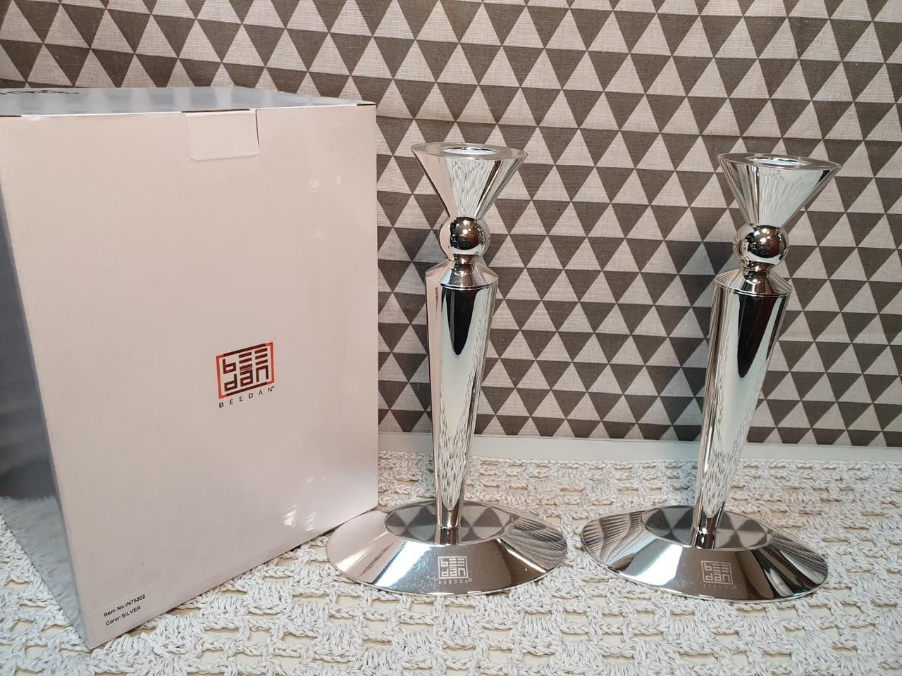 스텐실버촛대세트