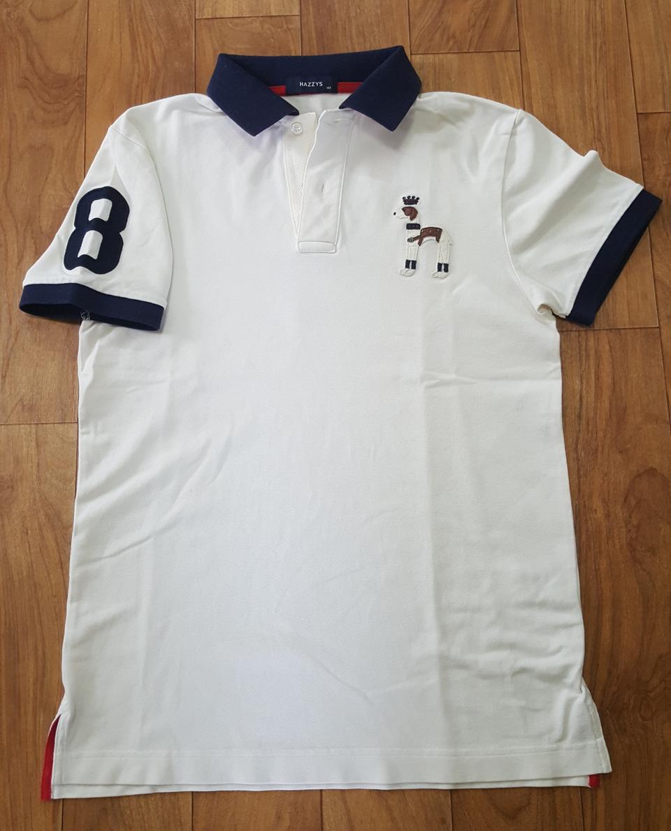 헤지스 카라넥 반팔티셔츠 100