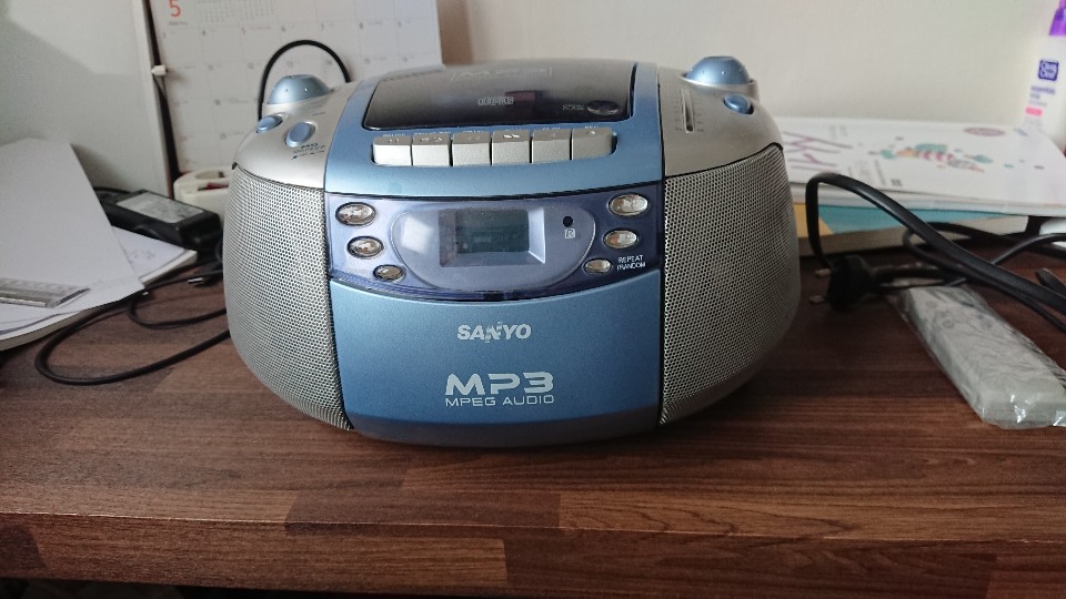 산요 cd 카셋트테이프 플레이어