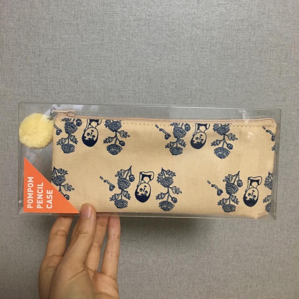 (새상품)오로르 빈티지 폼폼 펜슬 케이스