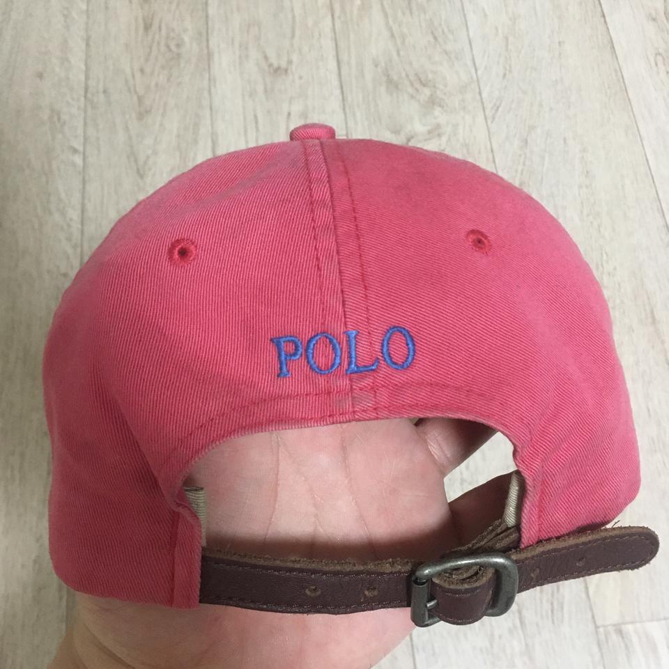 폴로 볼캡 핑크