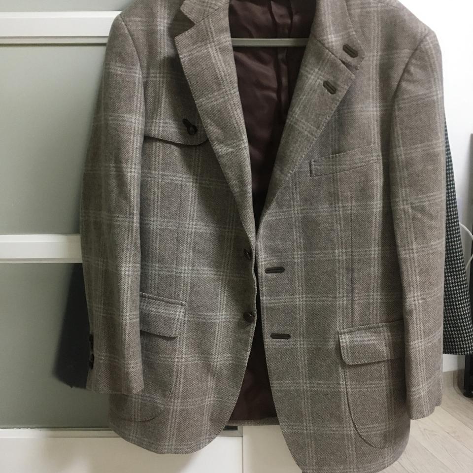 닥스 체크 블레이져 100