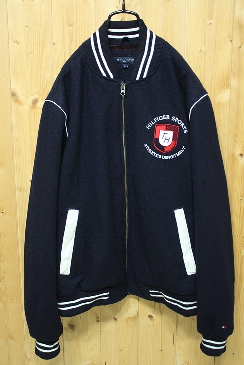 타미힐피거 울 스타디움 자켓