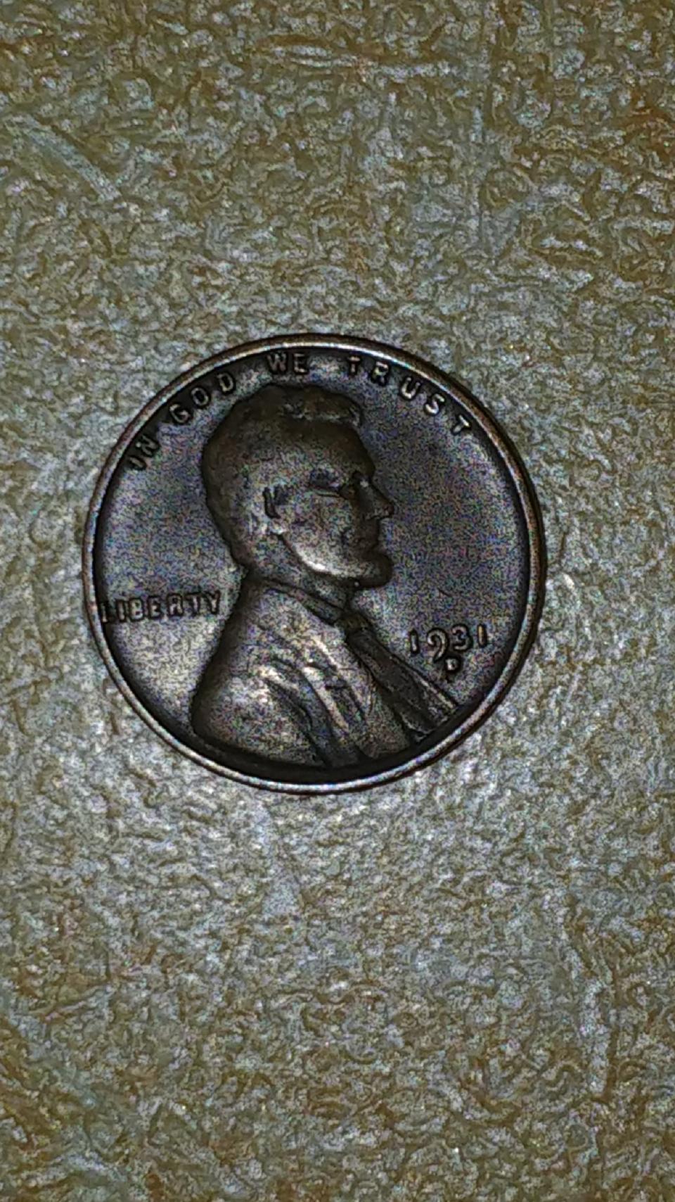 BIG! 링컨페니(1931-D Mint Coin) / F+