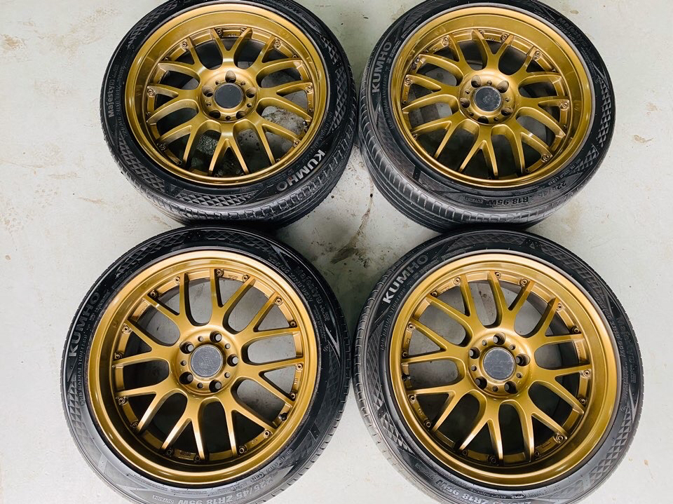 국산 ASA 아사 18인치휠 타이어 세트 판매