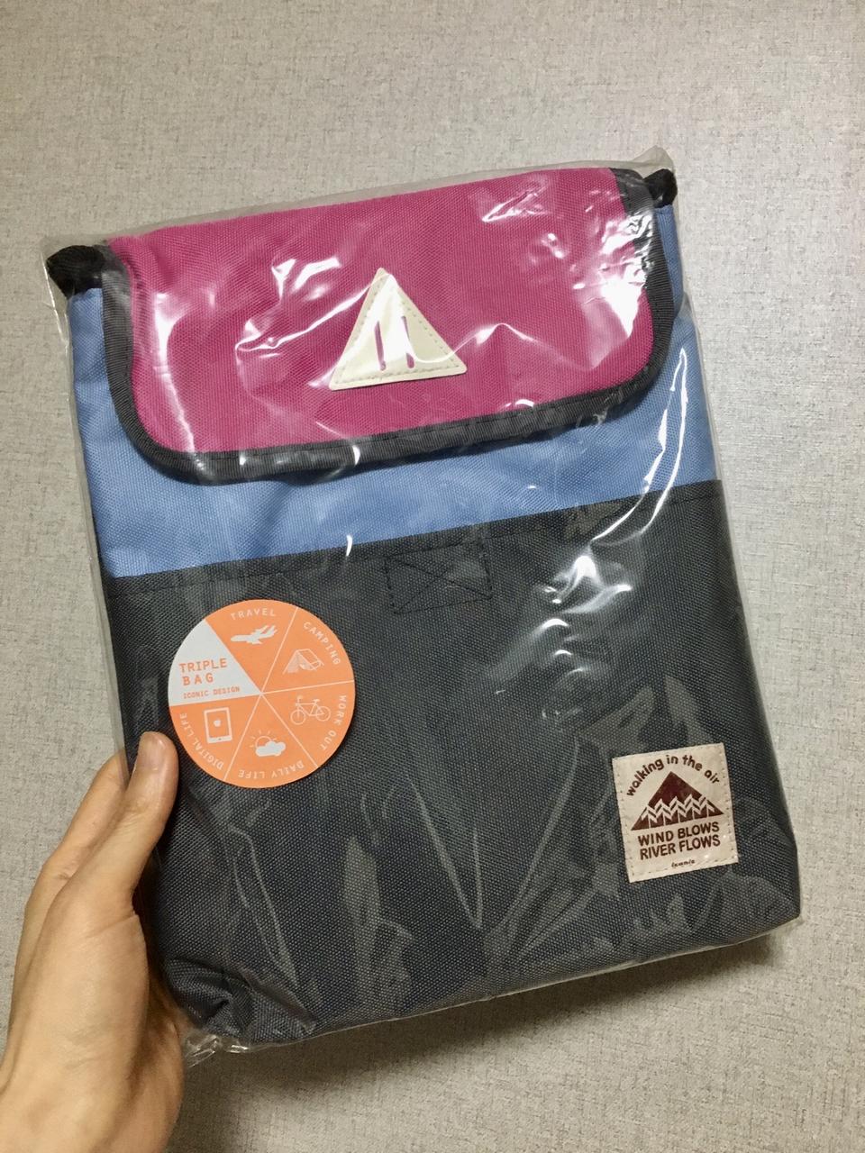 (새상품) 아이코닉 트리플백 크로스백