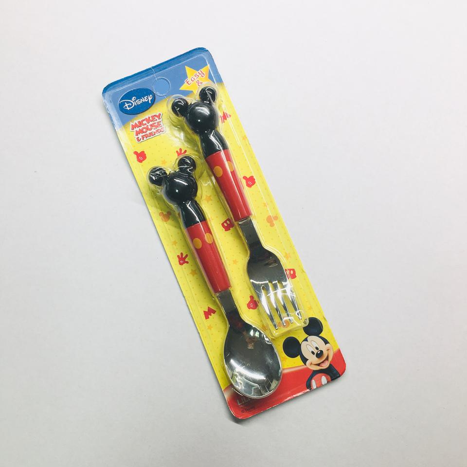 (새상품) 미키마우스 스푼포크세트