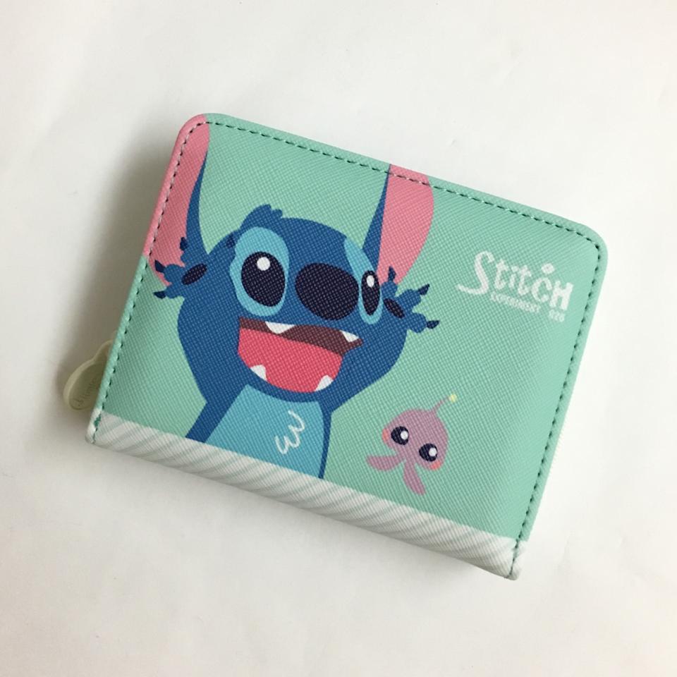 (새상품)디즈니 스티치 민트 반지갑