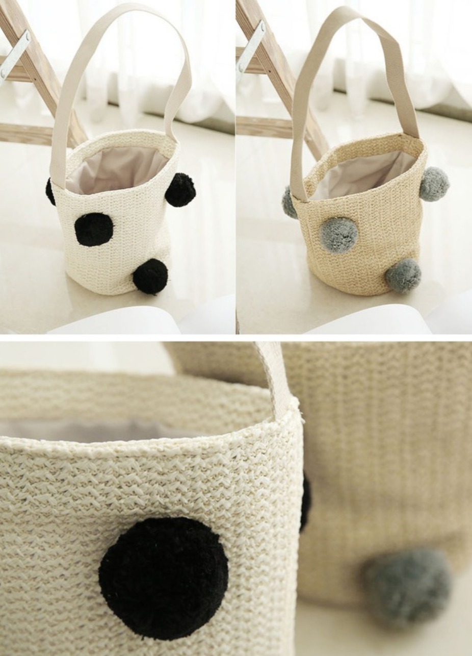 [새제품]폼폼 바스켓백 2종중 택1