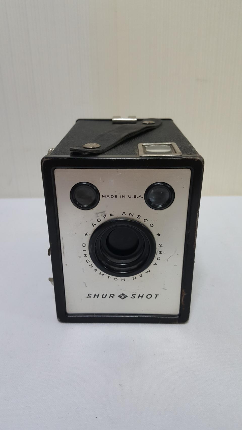 엔틱박스카메라)아그파 앤스코 슈어샷