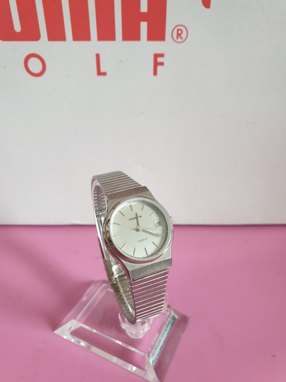 HANDOK 여성용 메탈 손목시계