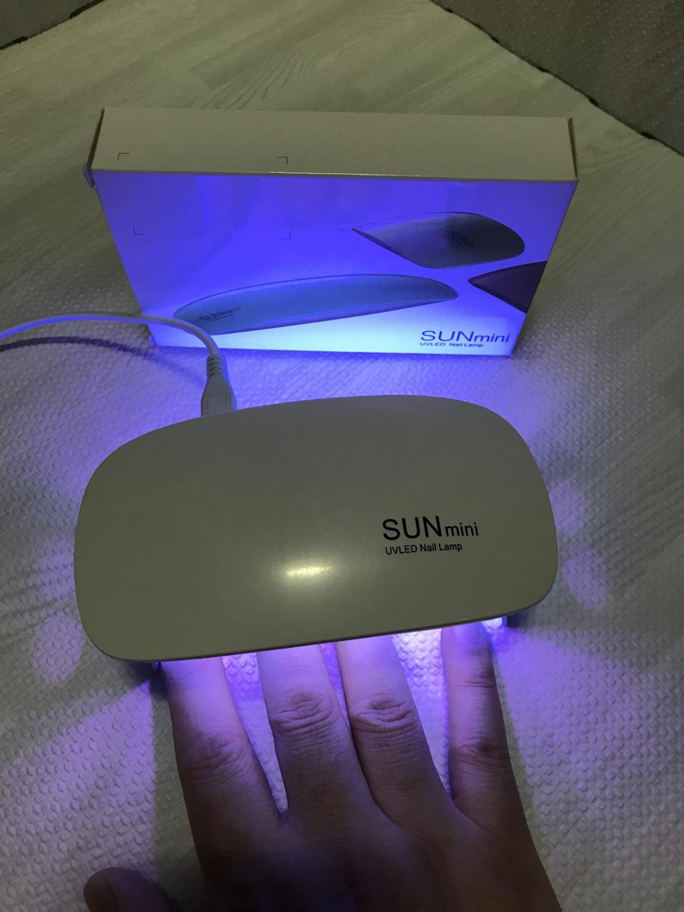 미니선 네일램프, 휴대용 UV램프 네일팝니다