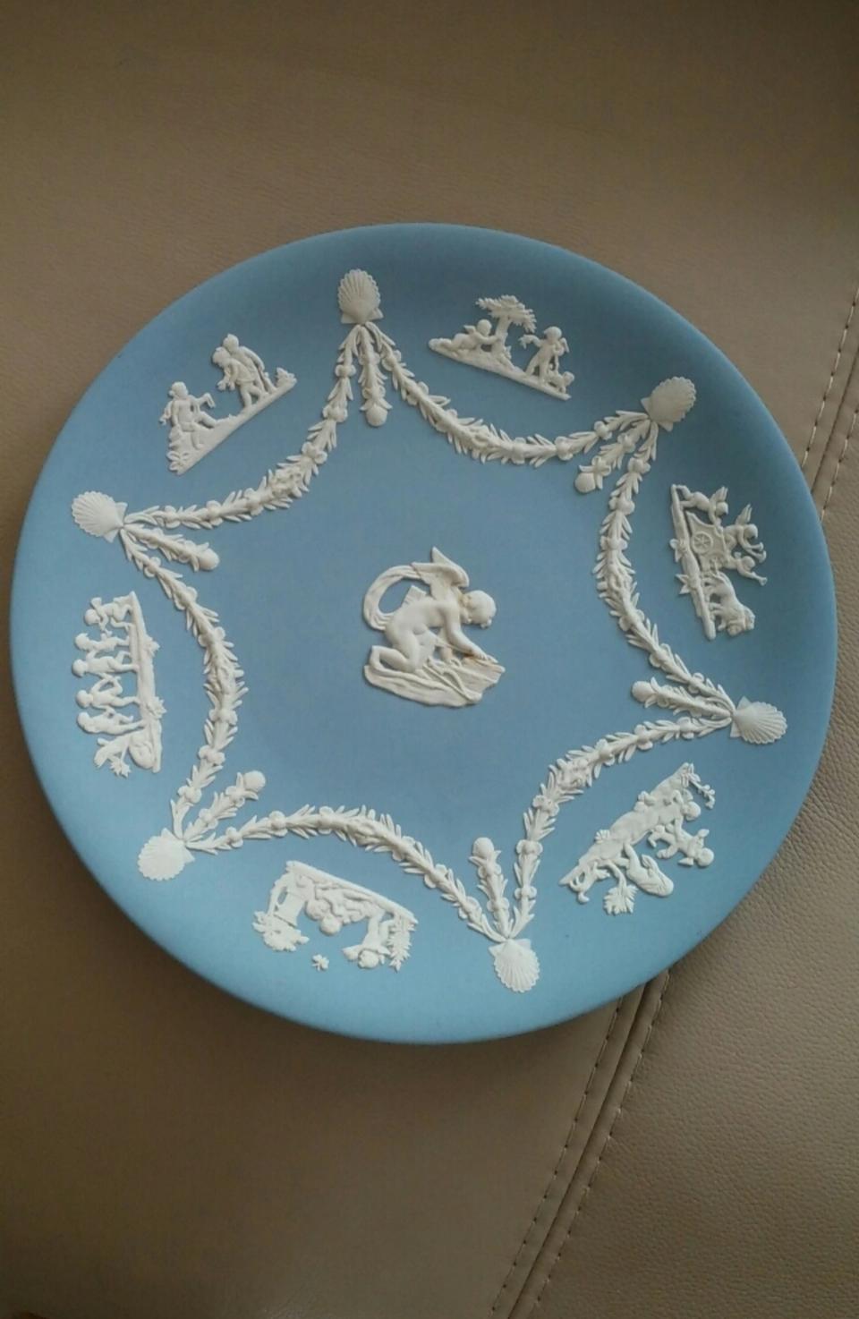 웨지우드 쟈스퍼 큐핏접시 22.8cm