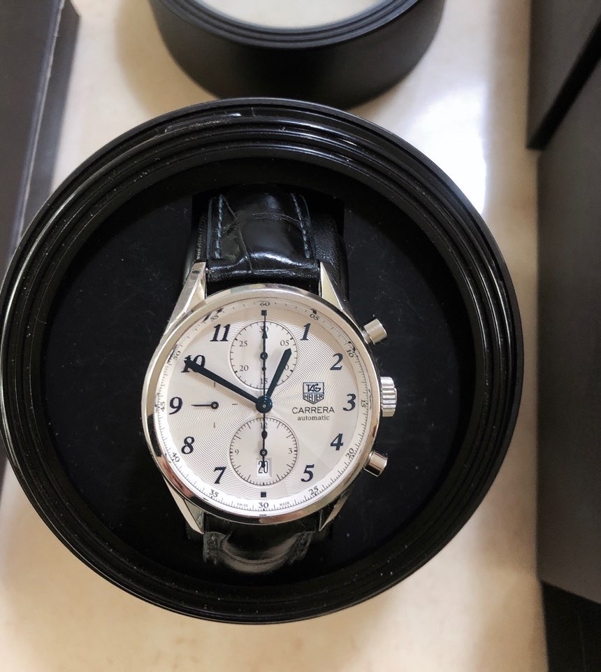 태그호이어 까레라 헤리티지 블루핸즈 크로노 시계 팝니다(cas2111)