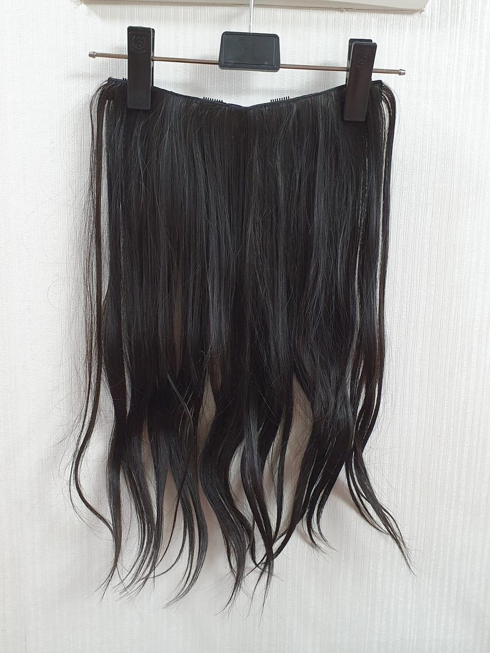 인조모 붙임머리생머리 (자연갈색)