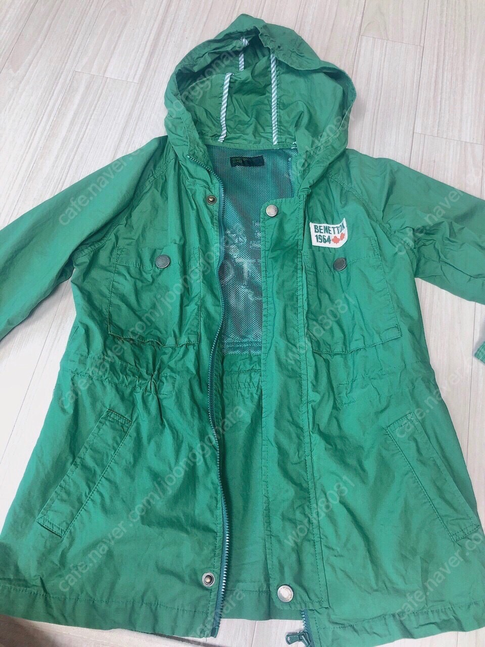 남여 공용 베네통 120사이즈 바람막이 베네통 키즈 아동 옷 120사이즈