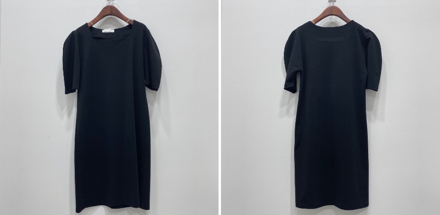 미착용)퍼프소매 원피스